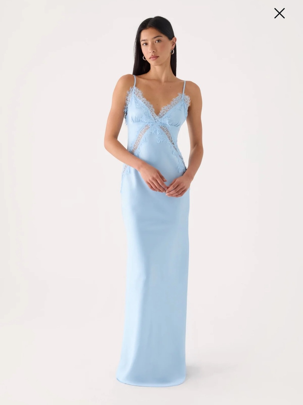 Peppermayo Blue Winona Night Slip Dress
